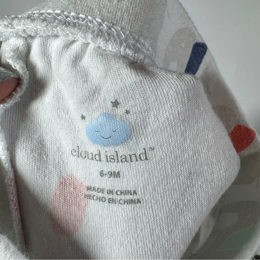 Baby Boy Pants Size 6-9 Months Yellow Gray Lion Elephants Alien Carter’s Fall - Picture 3 of 13